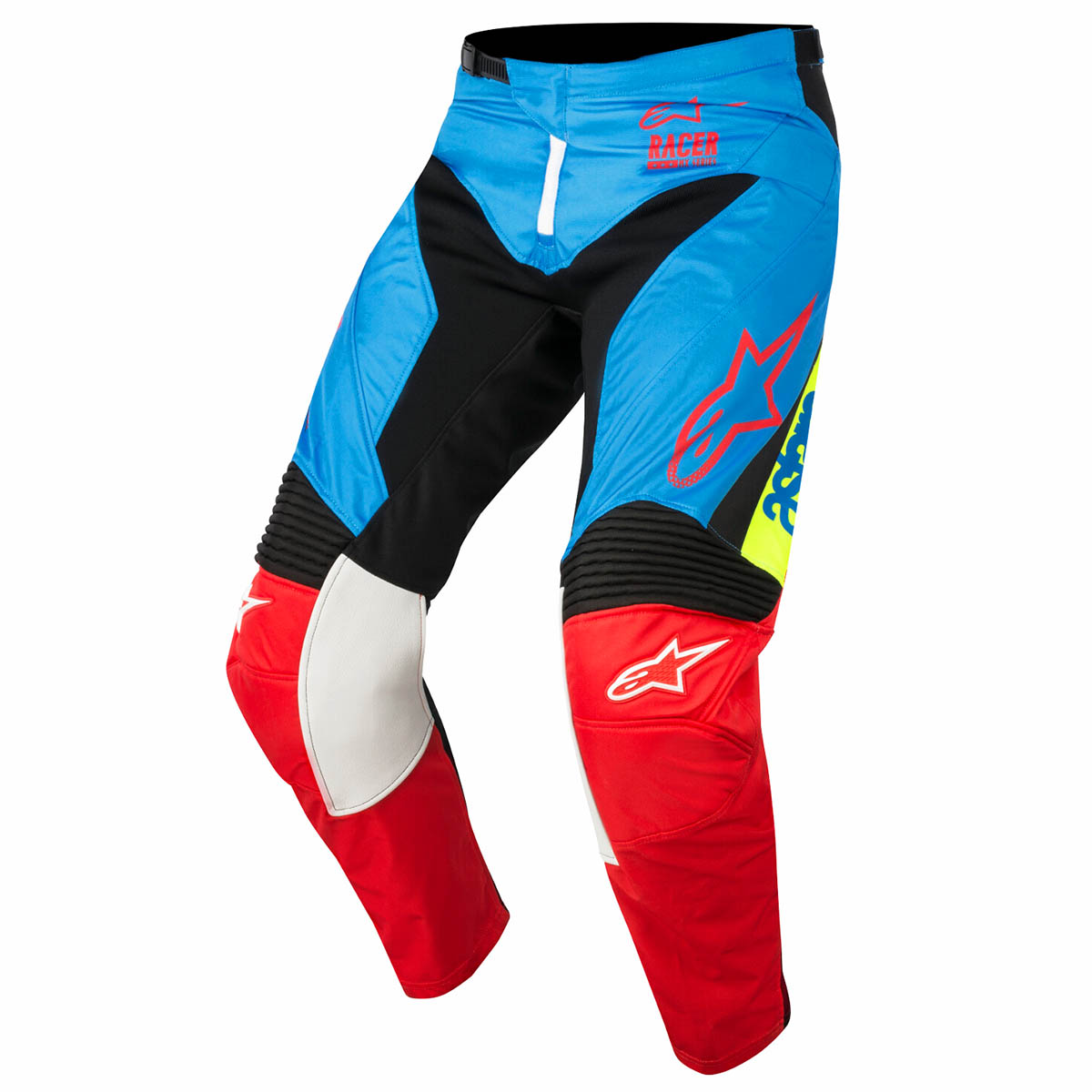 Alpinestars MX Pants Racer Supermatic - Aqua/Black/Red