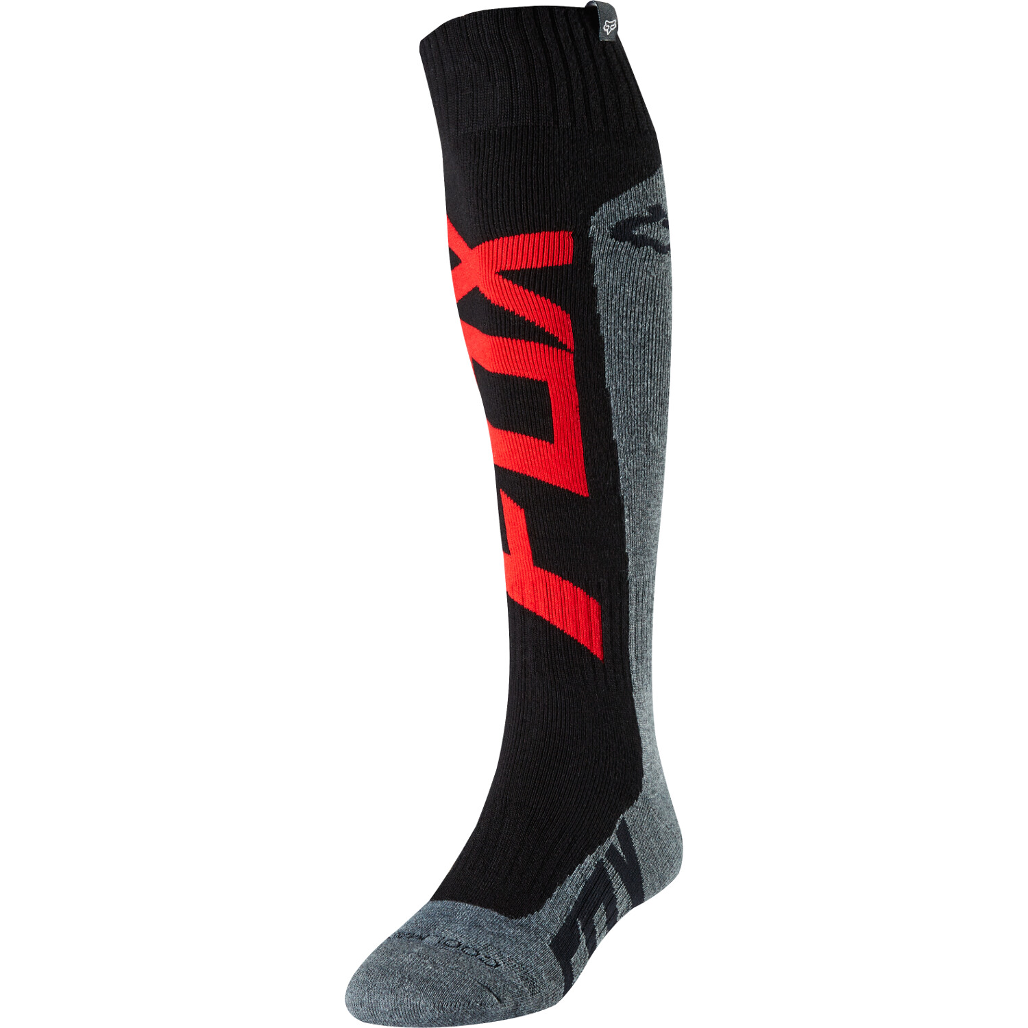 Fox Chaussettes Coolmax Thick Preme Red/Charcoal, Thick