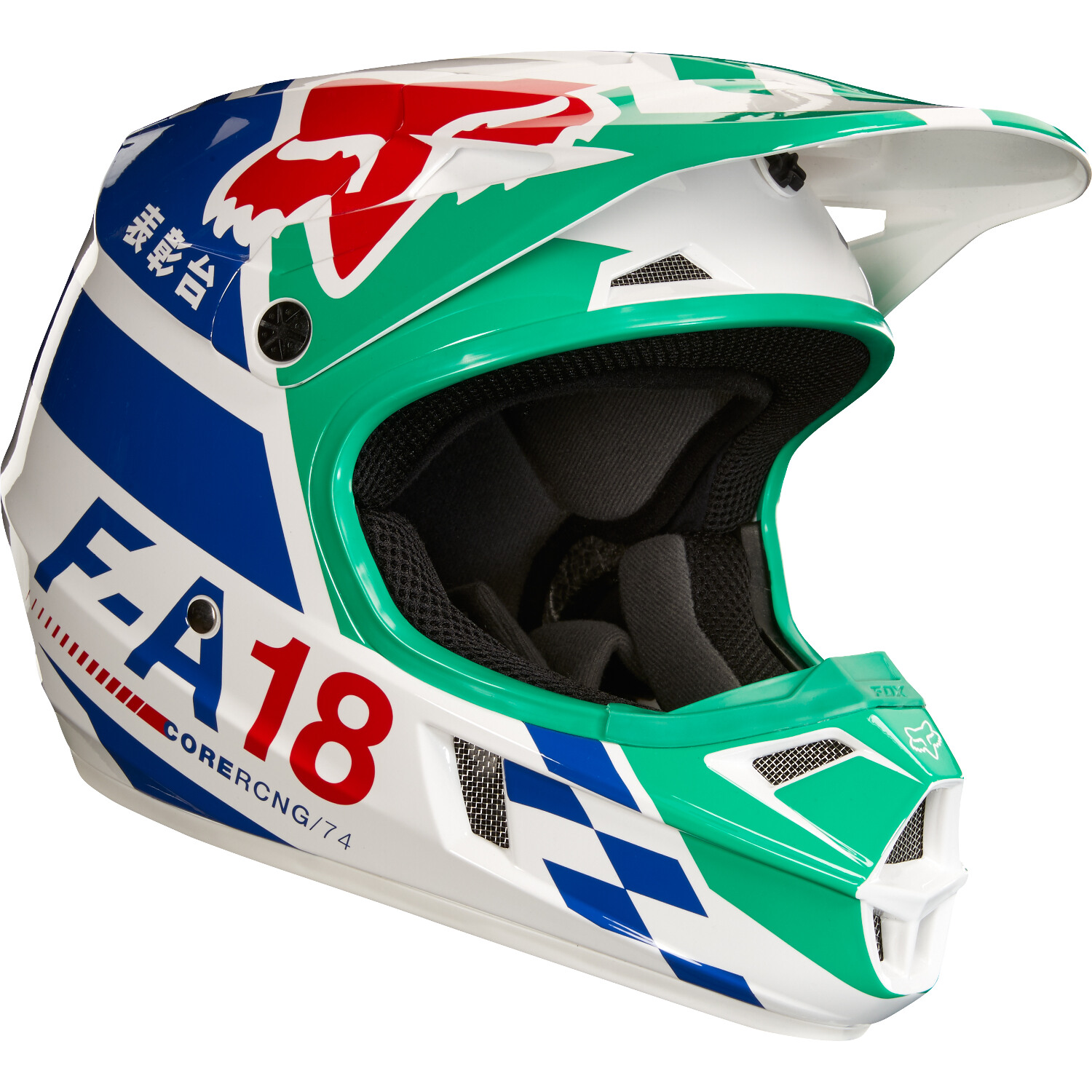 Fox Kids Helmet V1 Sayak Green