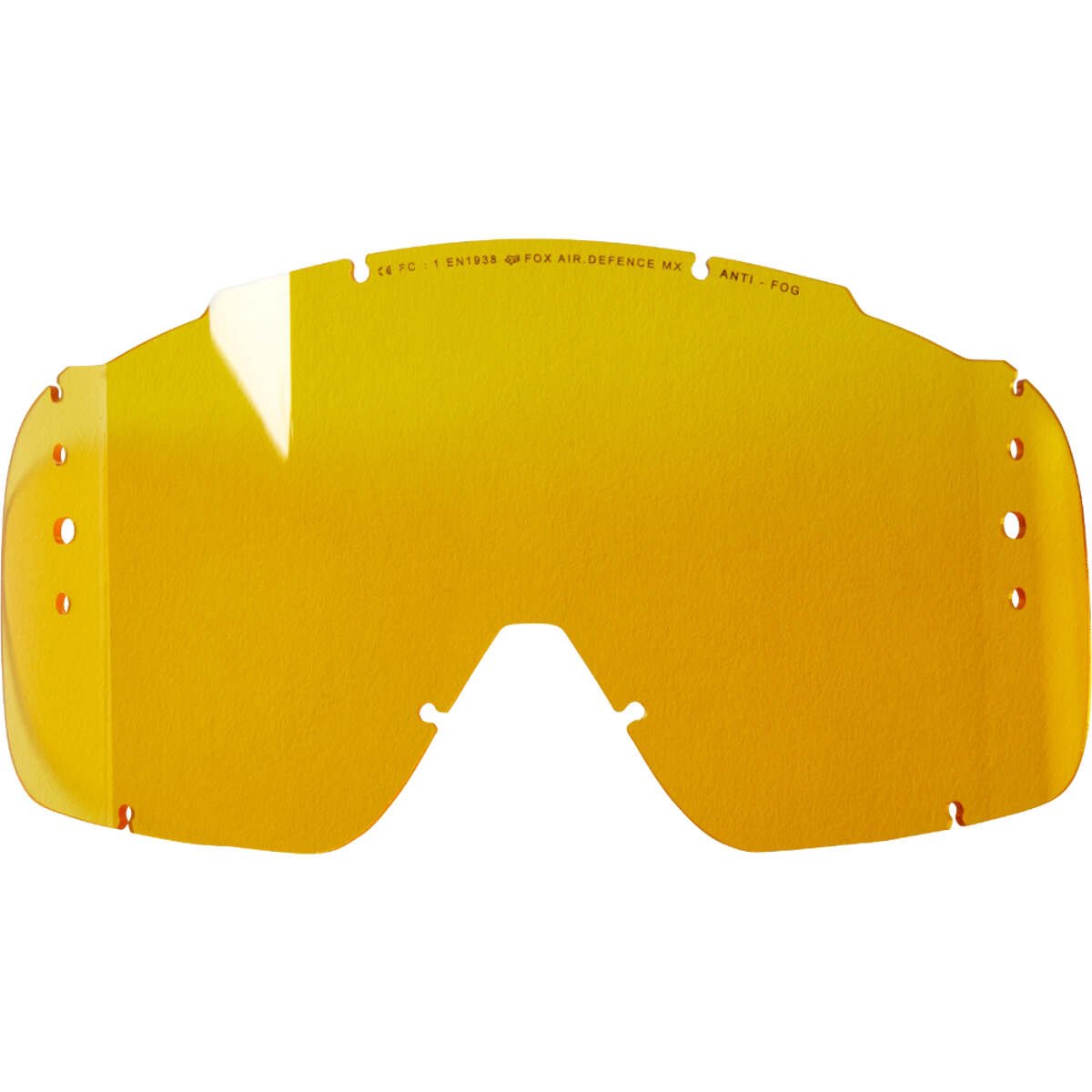 Fox Replacement Lens Lexan Air Defence Raised - Yellow