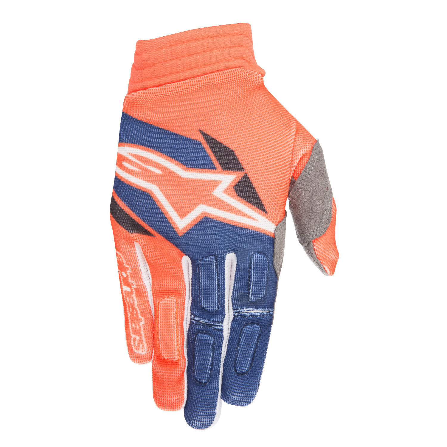 Alpinestars Gloves Aviator Orange Fluo/Dark Blue