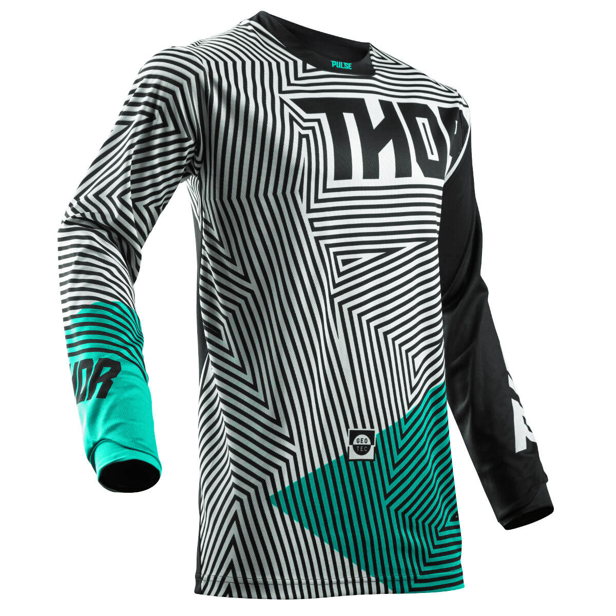 Thor Maillot MX Pulse Geotec Black/Teal