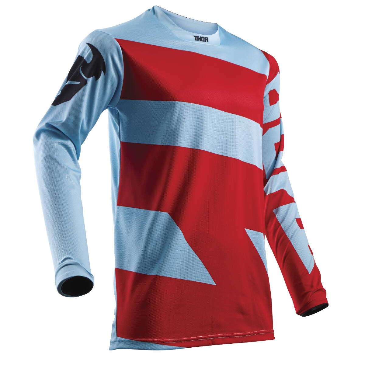 Thor Jersey Pulse Level Powder Blue/Red