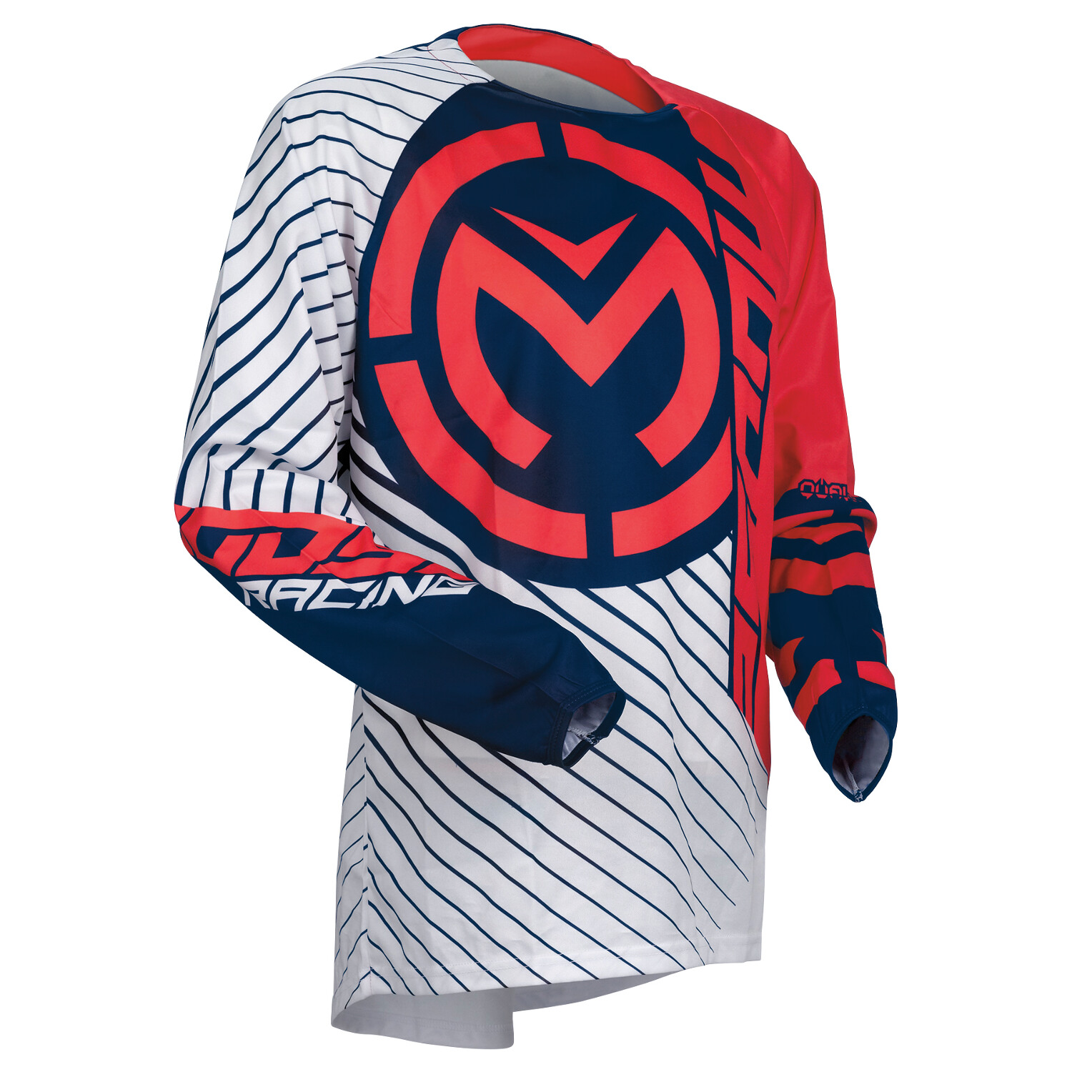 Moose Racing Maillot MX Qualifier White/Red/Blue