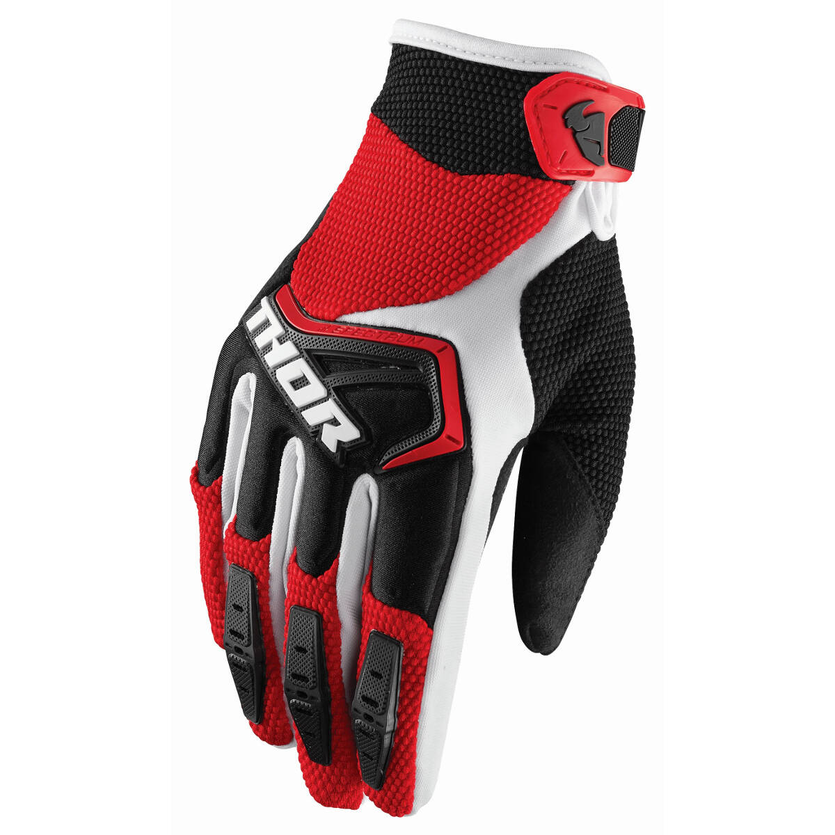 Thor Gloves Spectrum Red/Black/White