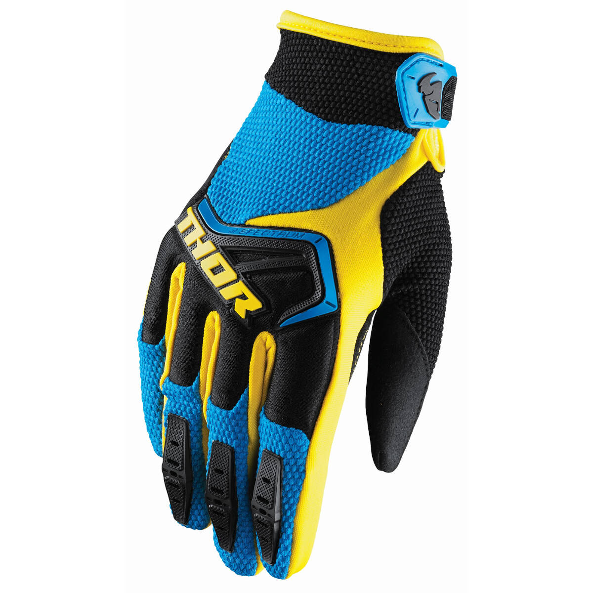 Thor Gloves Spectrum Blue/Black/Yellow