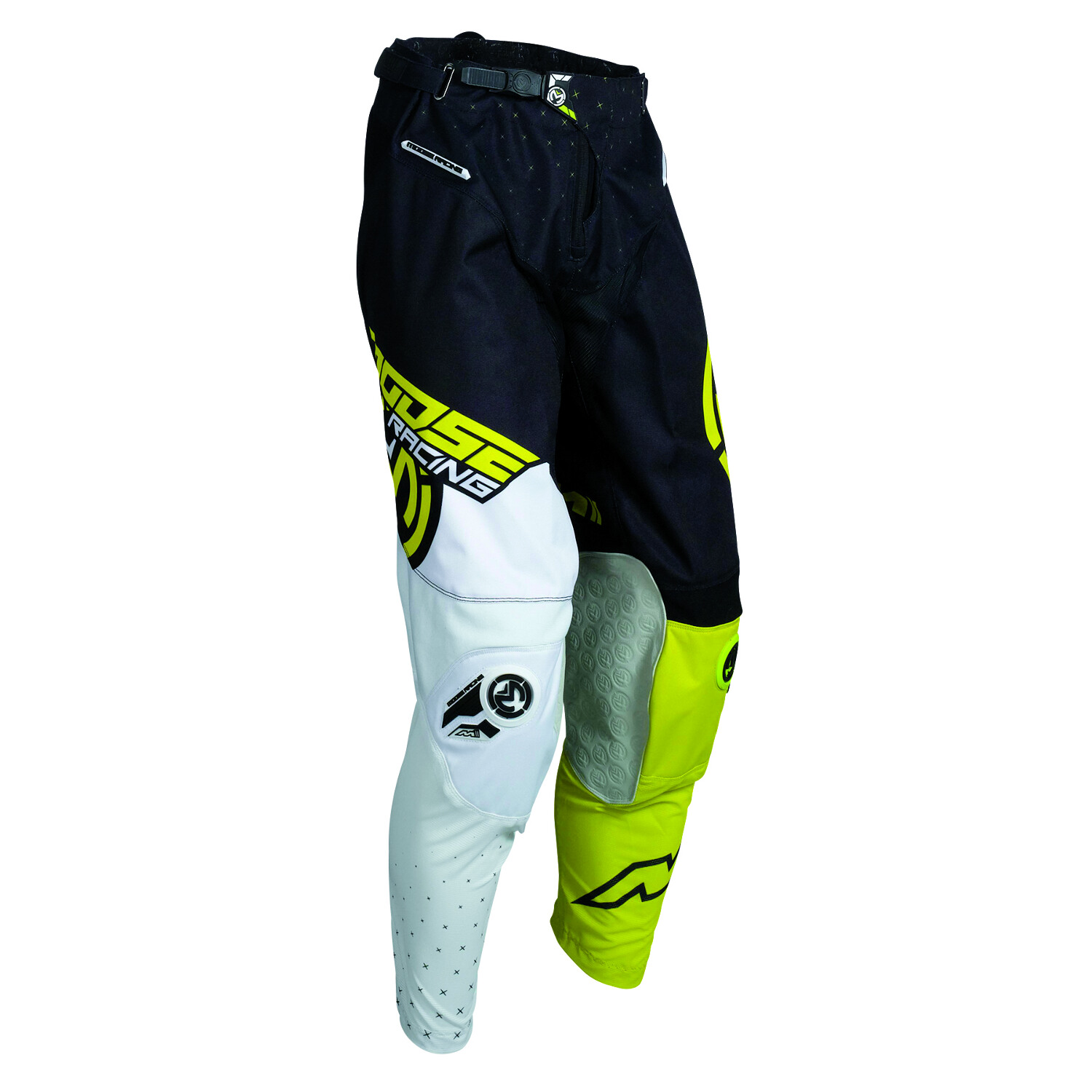 Moose Racing MX Pants M1 Black/White/Yellow