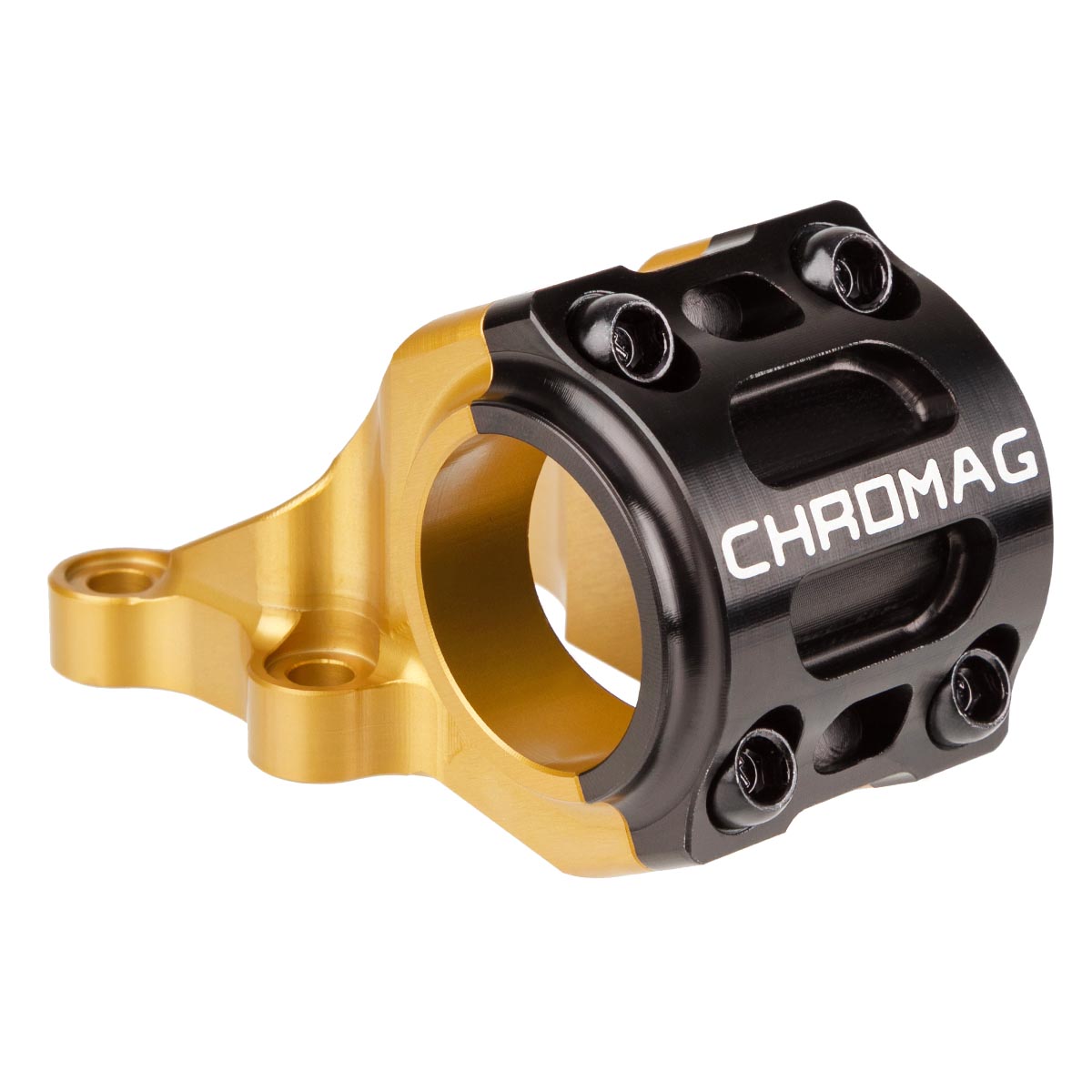 Chromag Attacco Manubrio MTB Director Direct Mount 31.8 mm, 47 mm Reach, Oro