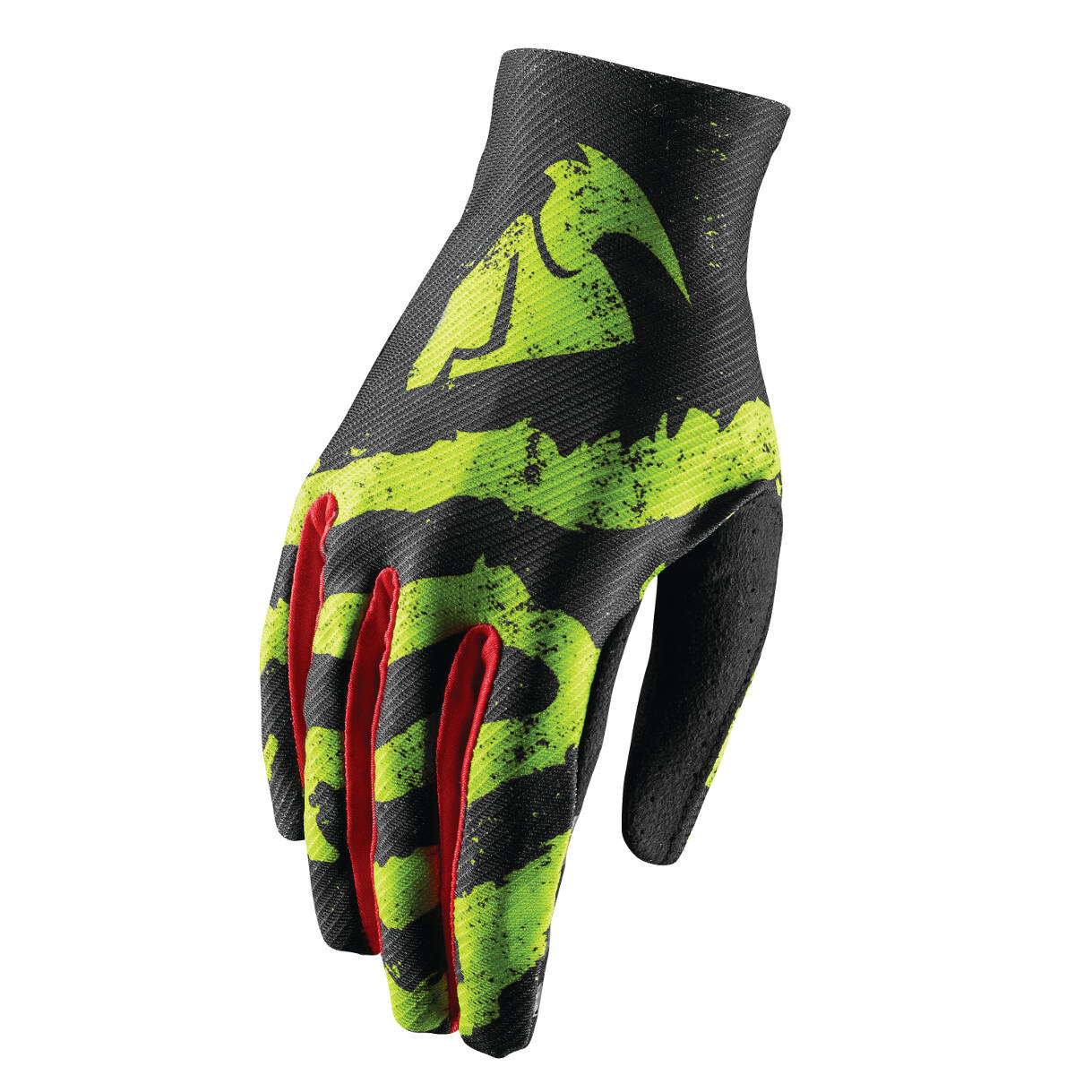 Thor Kids Gloves Void Rampant Black/Lime/Red
