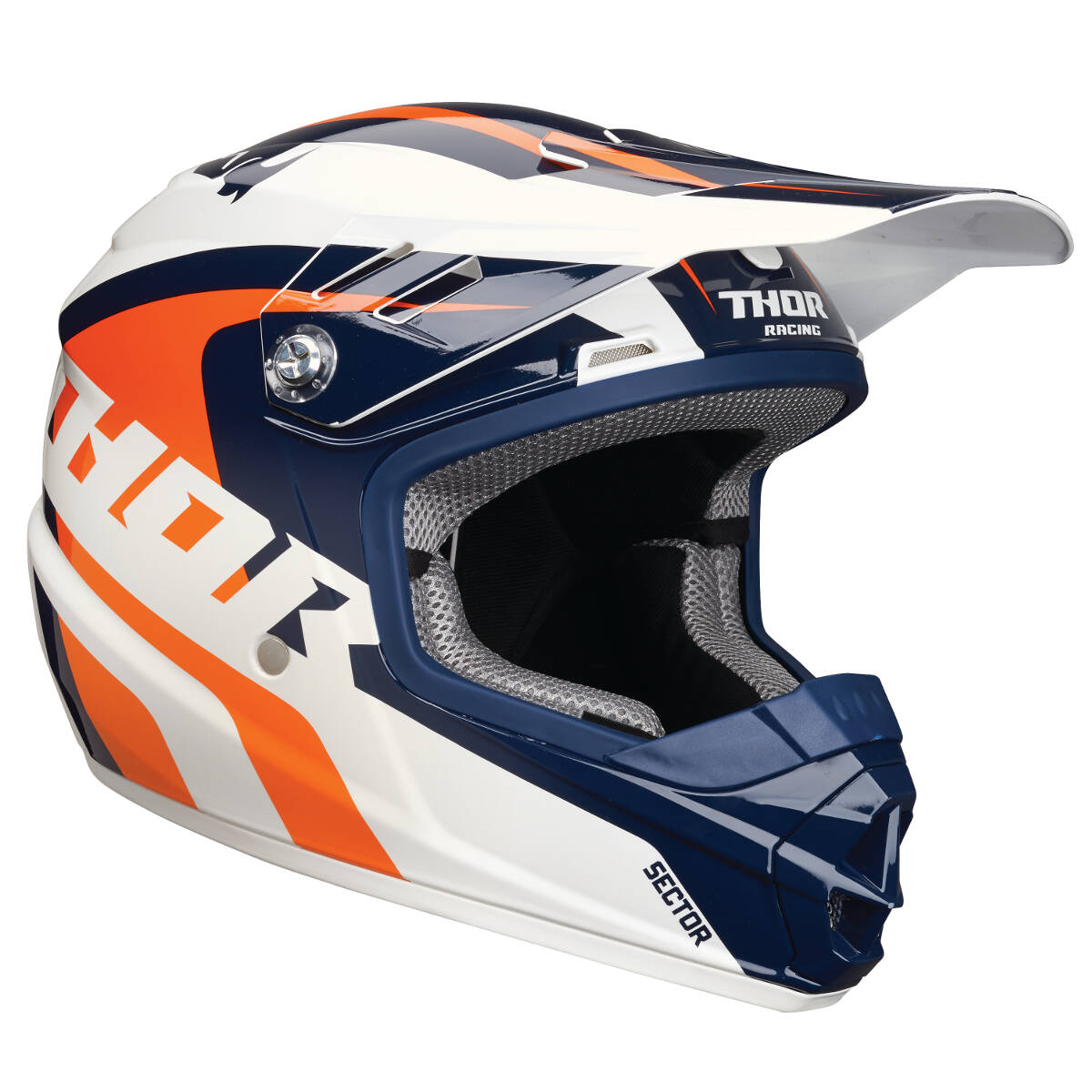 Thor Kids Helmet Sector Ricochet - Blue/Orange