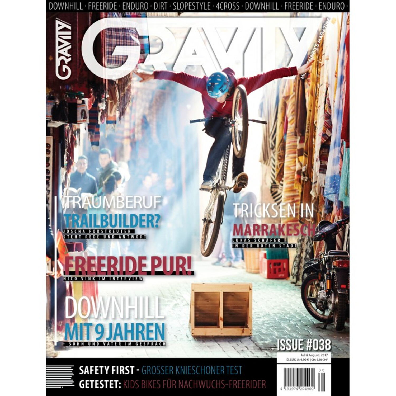 Gravity Mountainbike Magazine Numéro 038  July + August