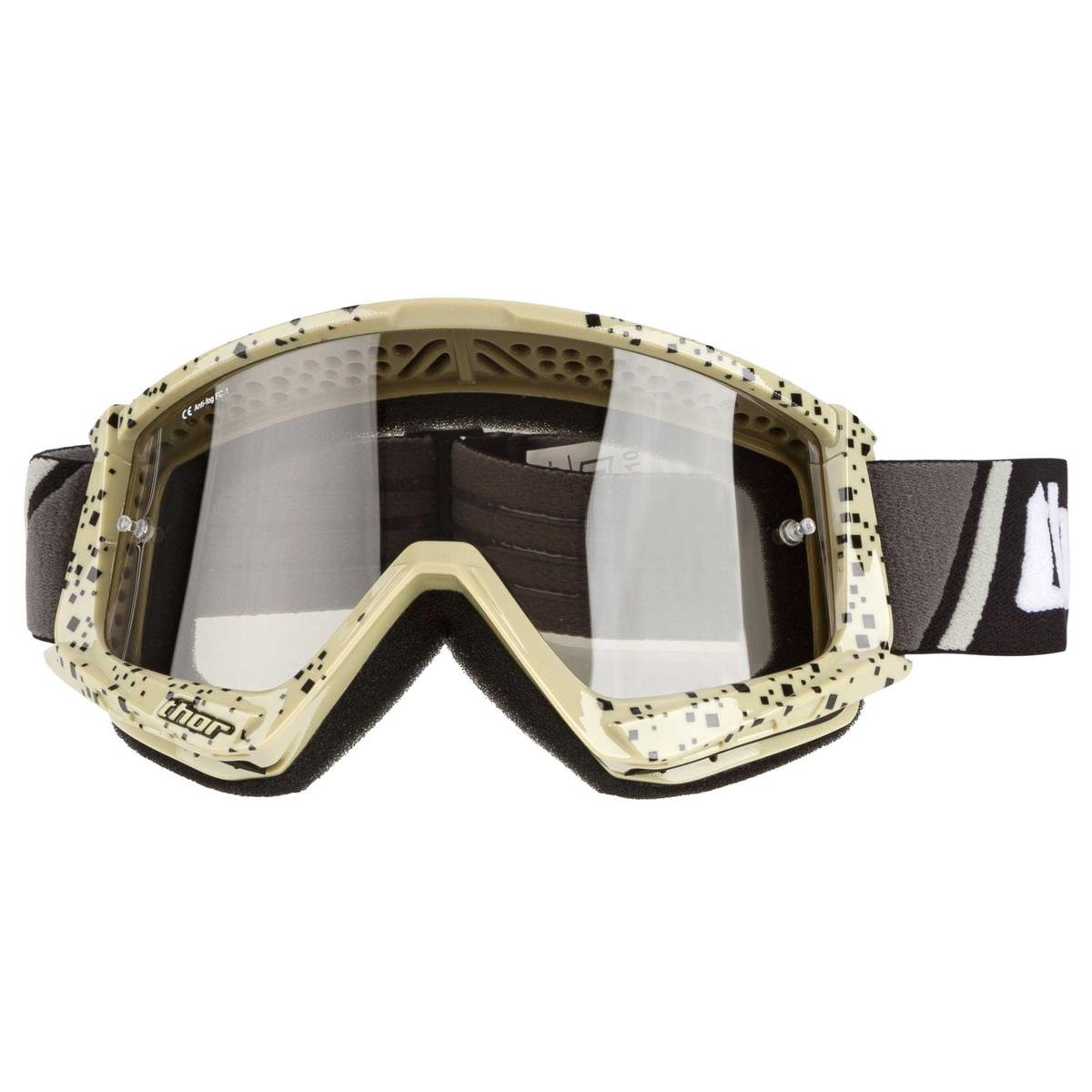 Thor MX Goggle Combat - Sand Blast - Lens Brown Anti-Fog
