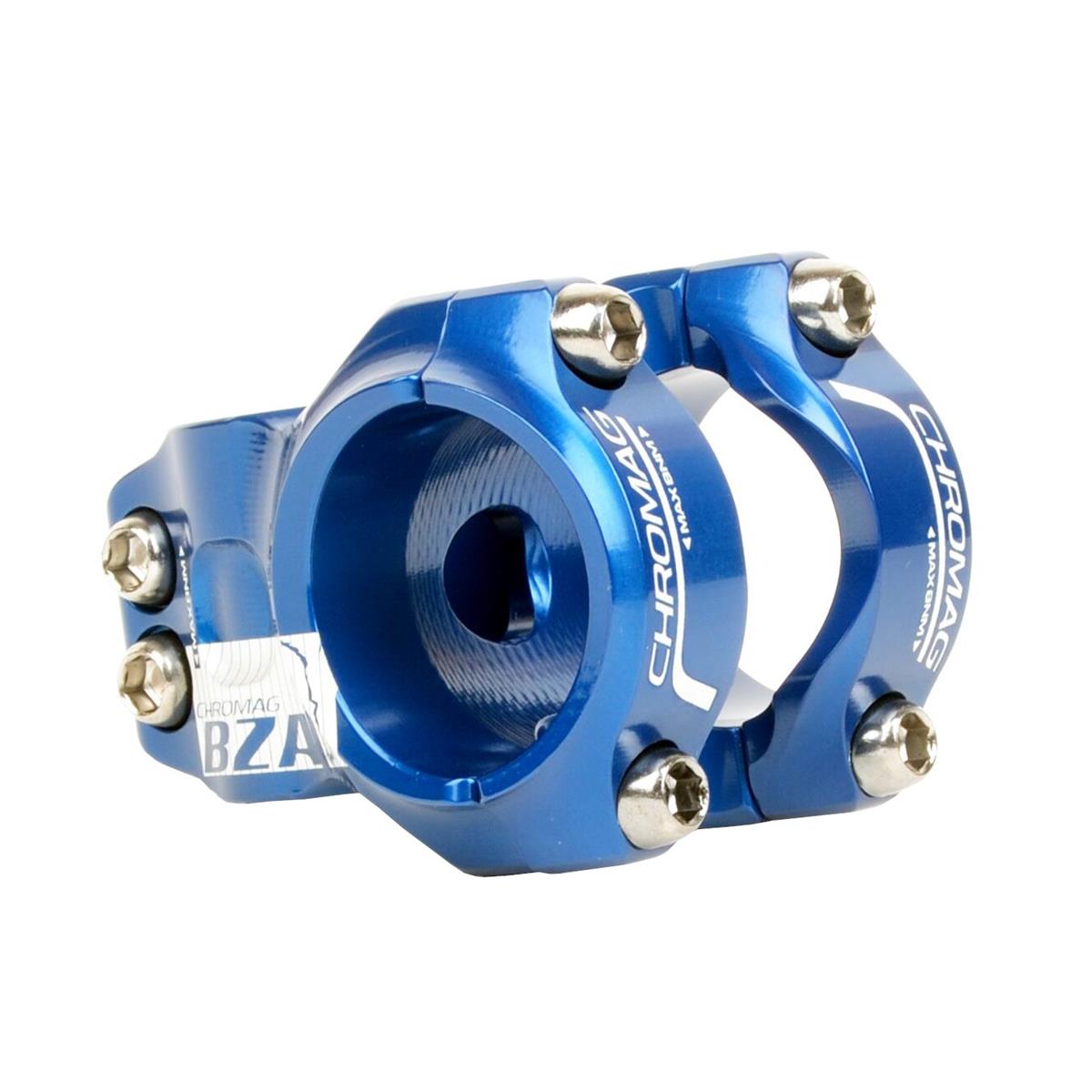 Chromag Attacco Manubrio MTB BZA 35 35.0 mm, 35 mm Reach, Blu
