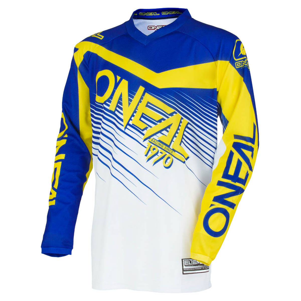 O'Neal Maillot MX Element Racewear Blue/Yellow