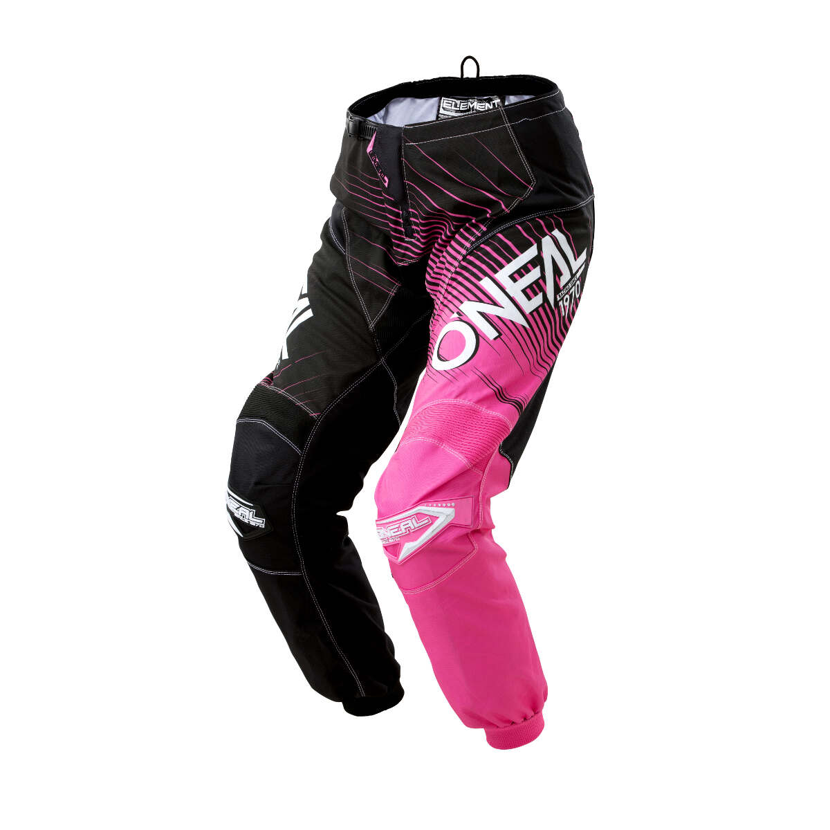 O'Neal Femme Pantalon MX Element Racewear Schwarz/Pink