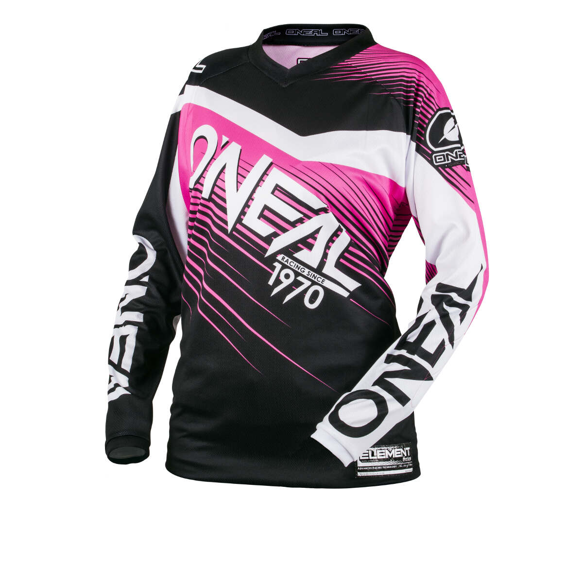 O'Neal Girls Jersey Element Racewear Schwarz/Pink