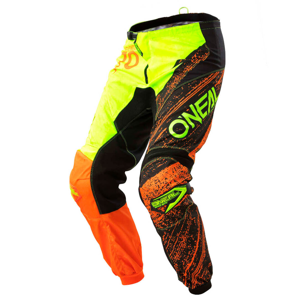 O'Neal MX Pants Element Burnout Black/Hi-Viz Yellow/Orange