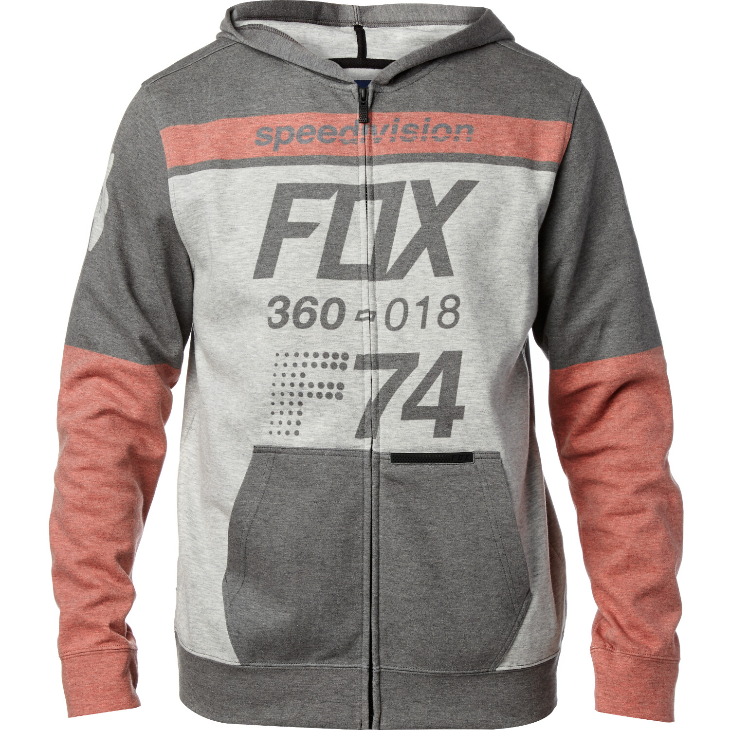 Fox Fleece Zip-Hoody Draftr Schwarz
