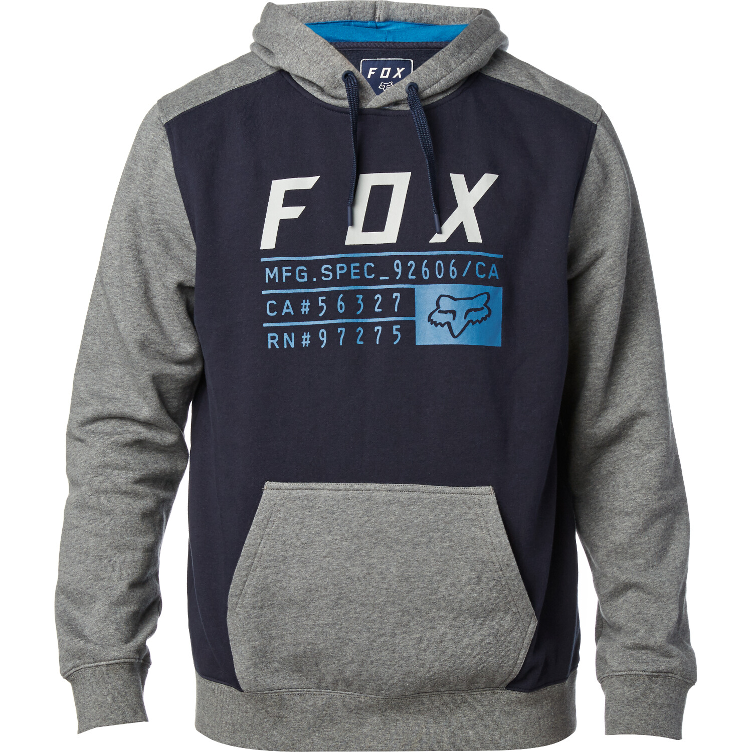 Fox Fleece Hoody District 3 Midnight