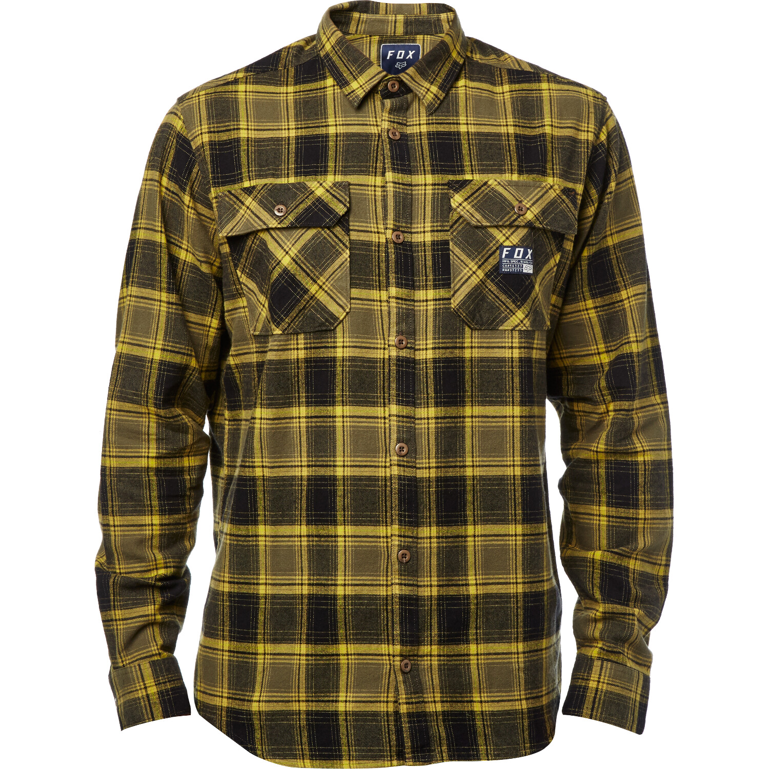 Fox Flannel Shirt Long Sleeve Traildust Dark Fatigue