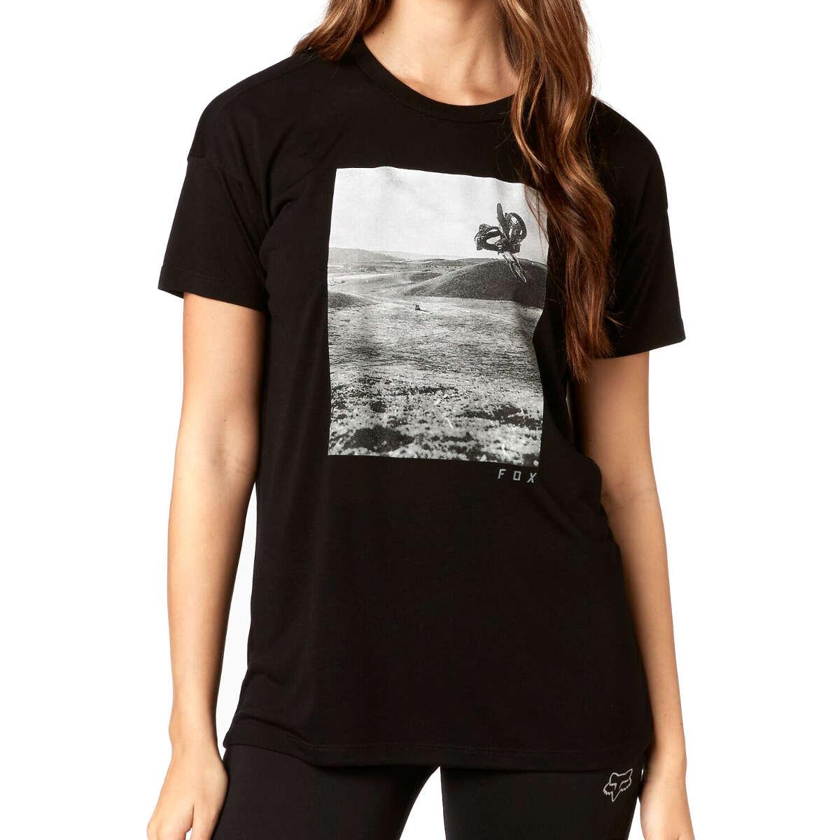 Fox Donna T-Shirt Picogram Black