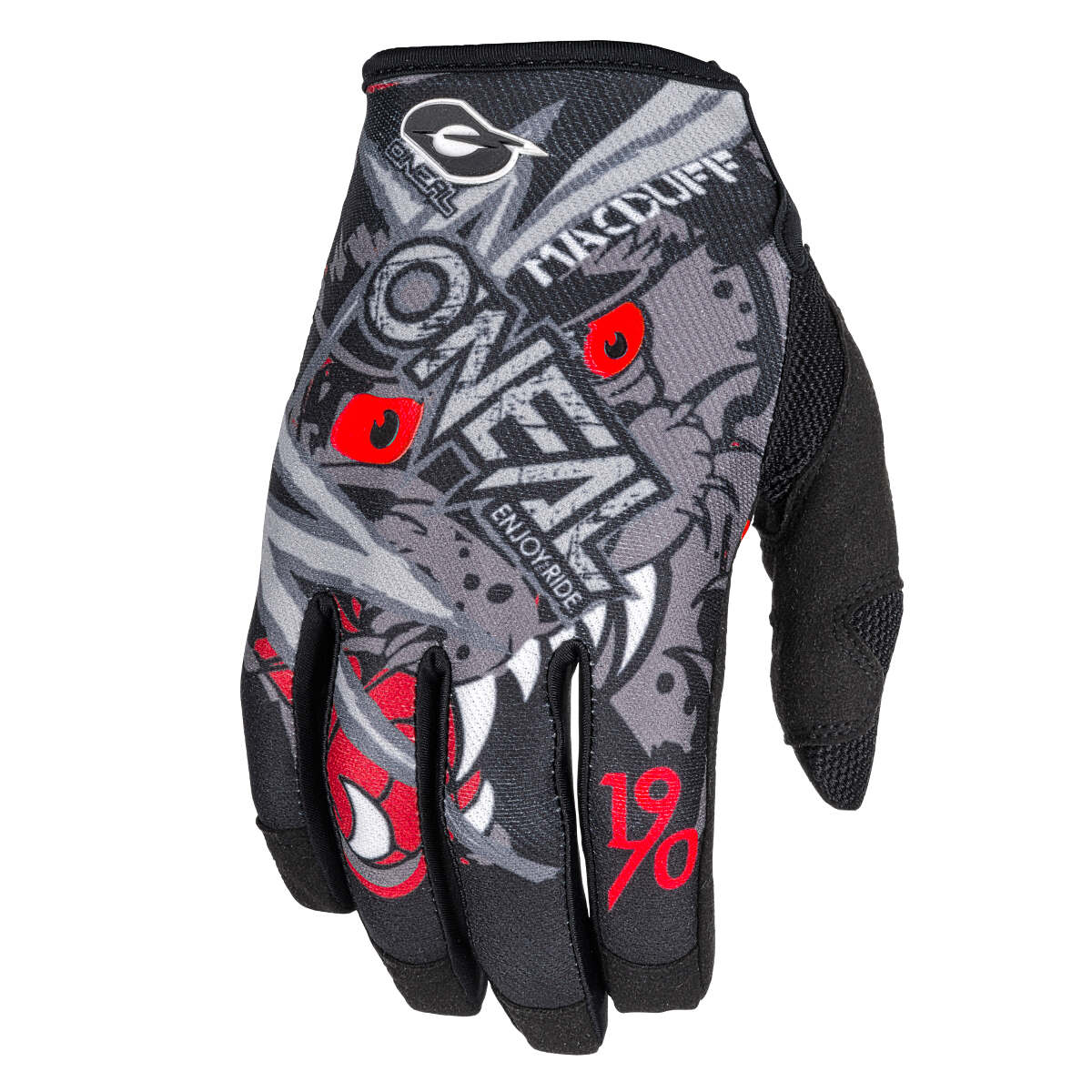 O'Neal Bike Gloves Mayhem Signature MacDuff Grey/Red
