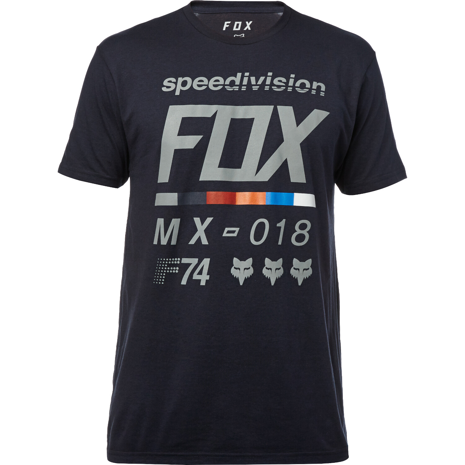 Fox T-Shirt Tech Draftr Heather Midnight