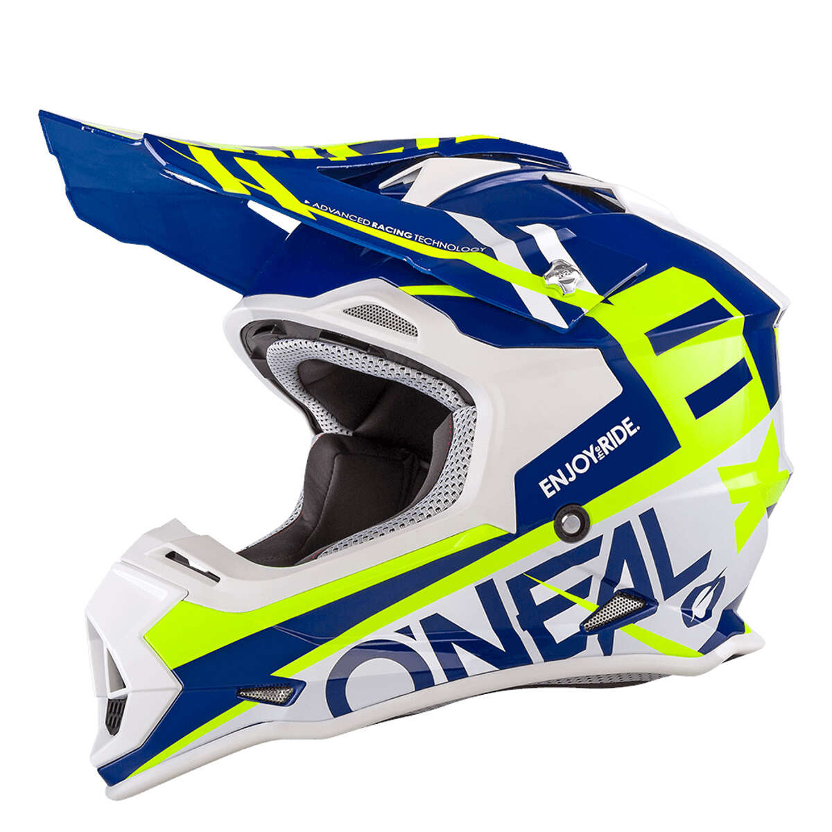 O'Neal Helmet 2Series RL Spyde Blue/Hi-Viz Yellow