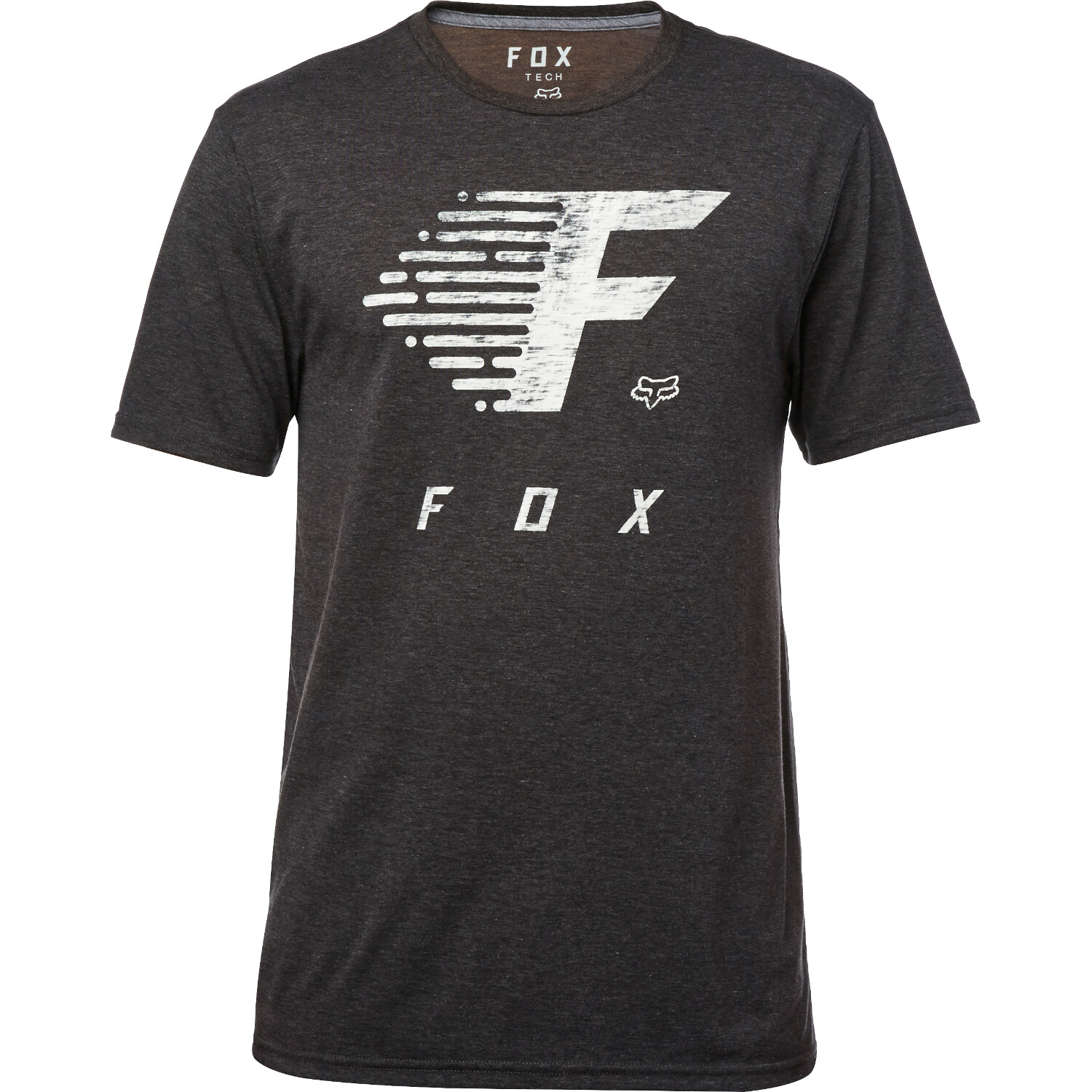 Fox Tech T-Shirt Fade To Track Heather Black