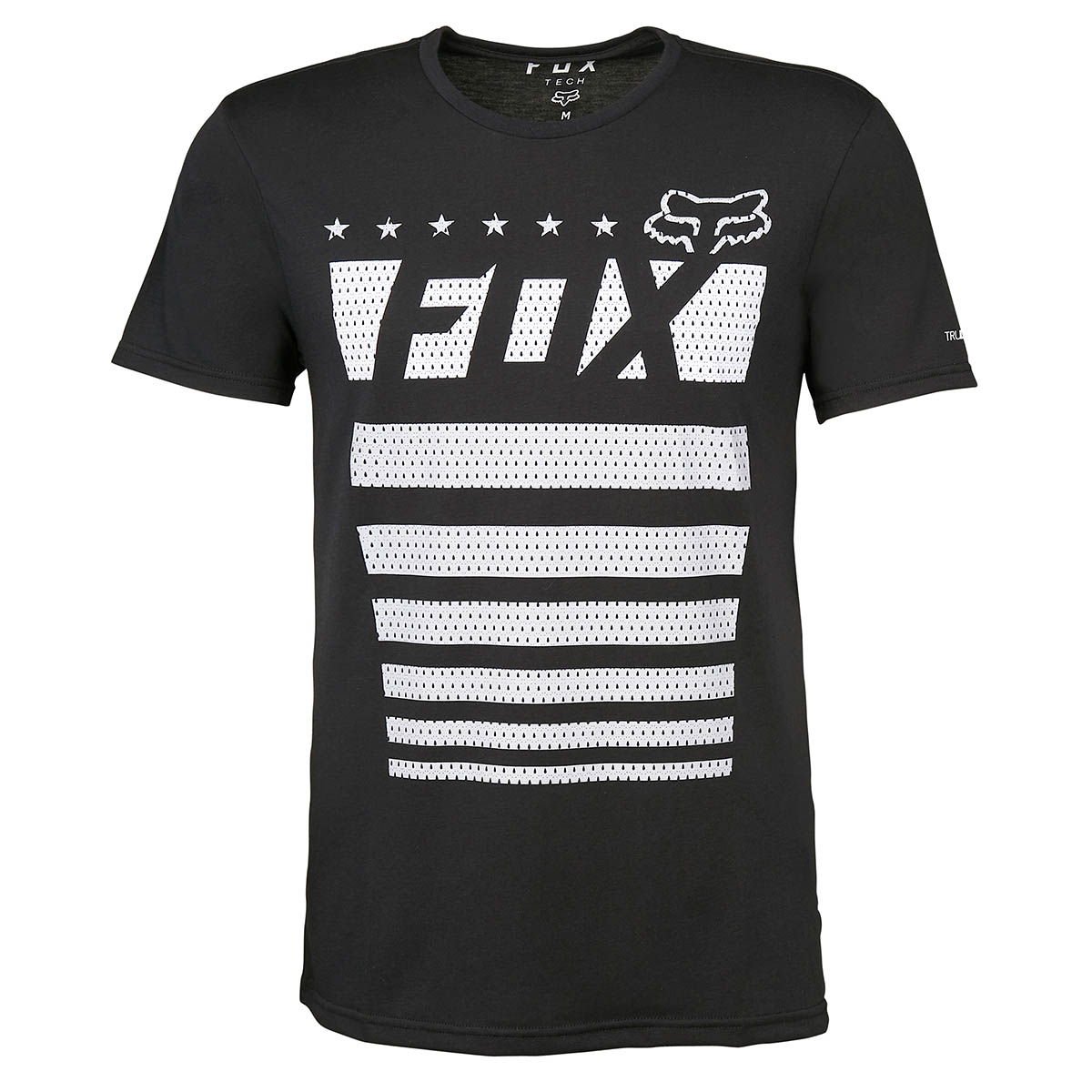 Fox T-Shirt Tech Red, White & True Black