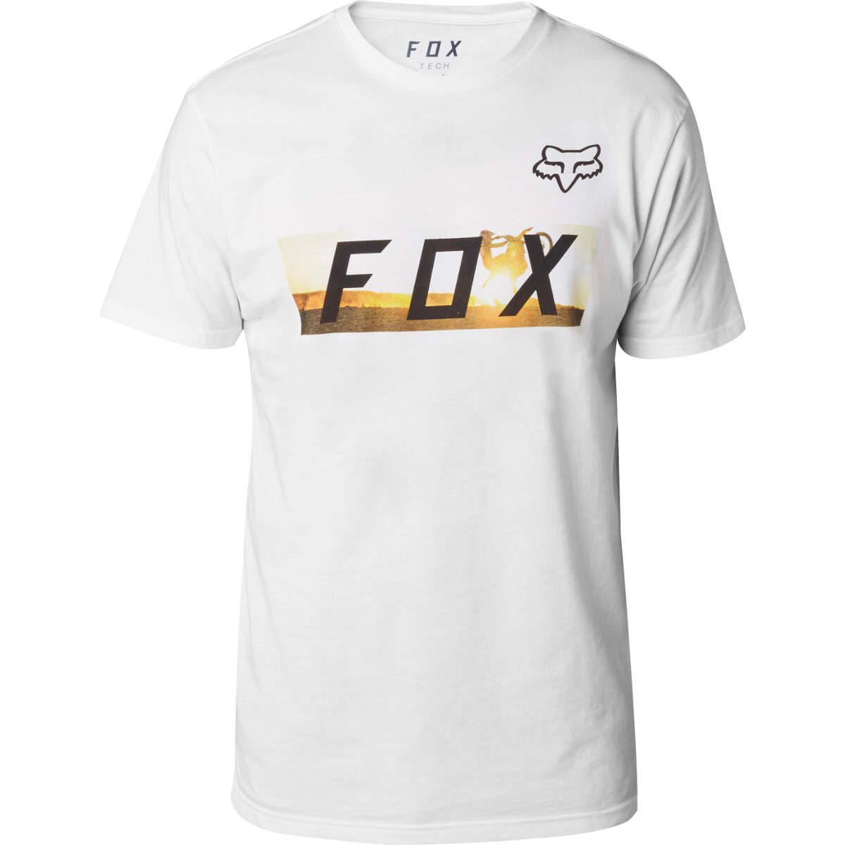 Fox T-Shirt Tech Ghostburn Optic White