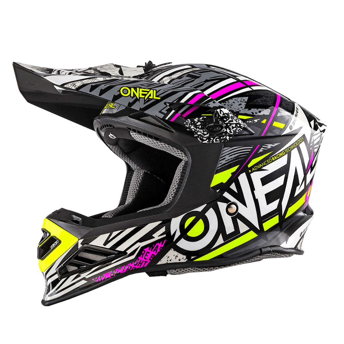 O'Neal Helmet 8Series Synthy Pink/Yellow