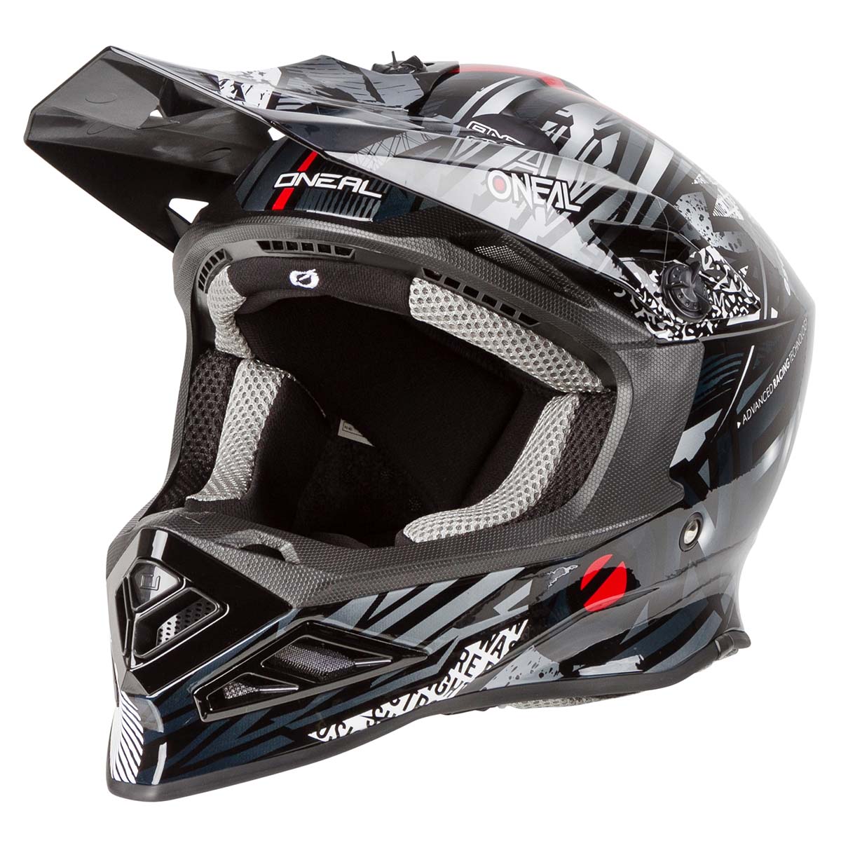 O'Neal Motocross-Helm 8SRS Synthy - Schwarz