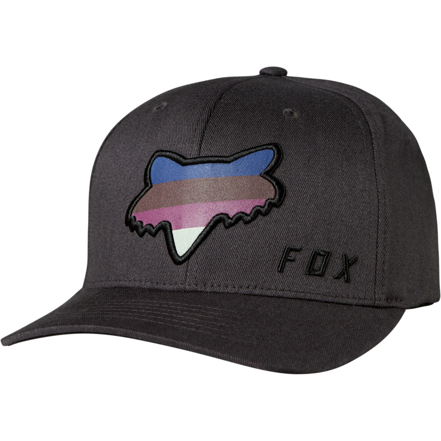 Fox Flexfit Cap Draftr Head Vintage Schwarz