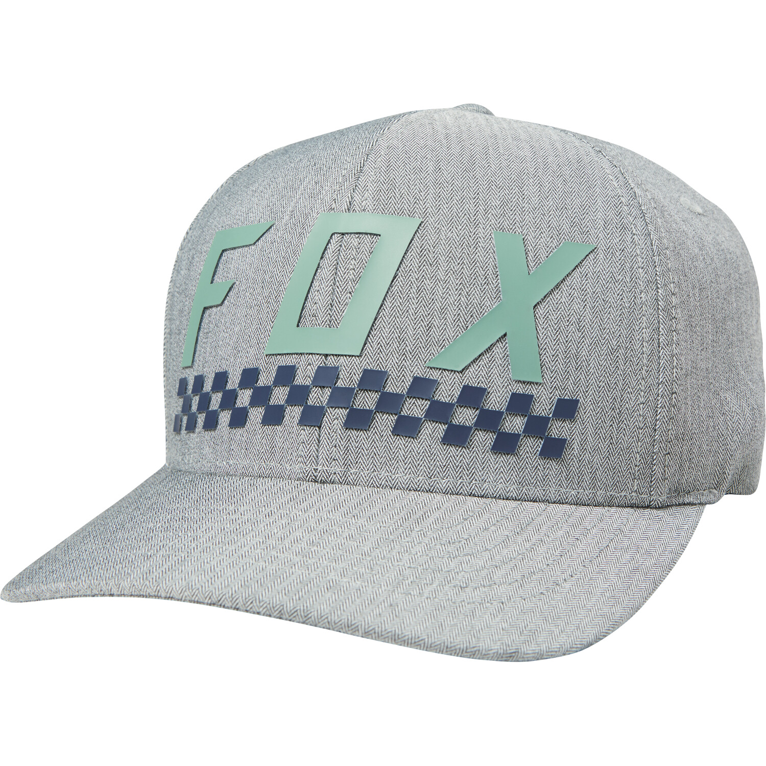 Fox Flexfit Cap Check Yo Self Light Grey
