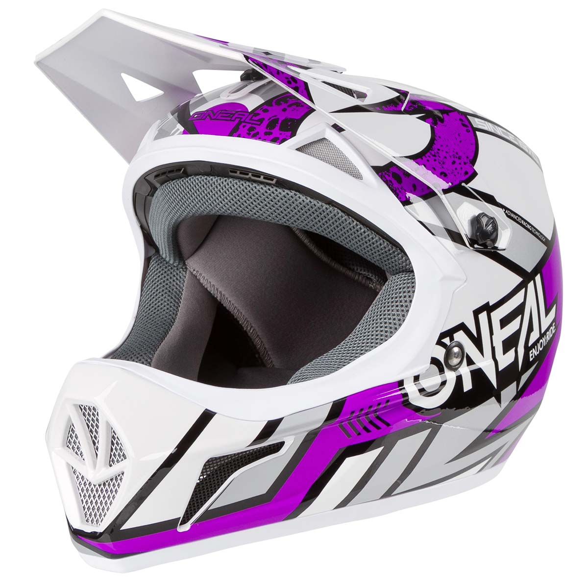 O'Neal Downhill MTB Helmet Sonus Strike White/Purple