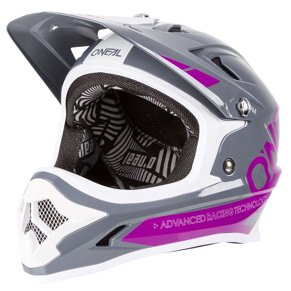 O'Neal Downhill MTB Helmet Backflip RL2 Bungarra White/Purple