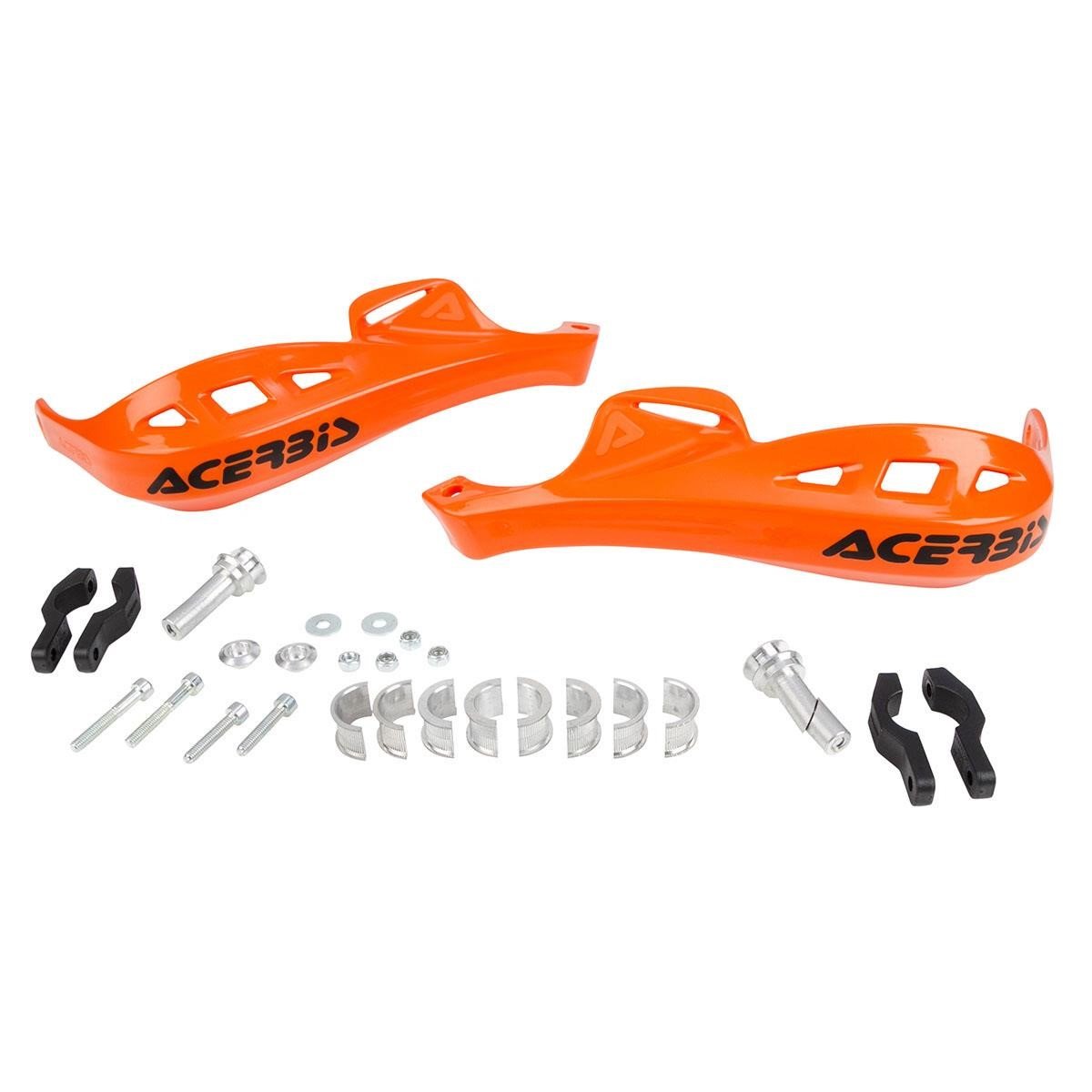 Acerbis Protège Mains Rally Profile Orange, Kit de Montage inclus