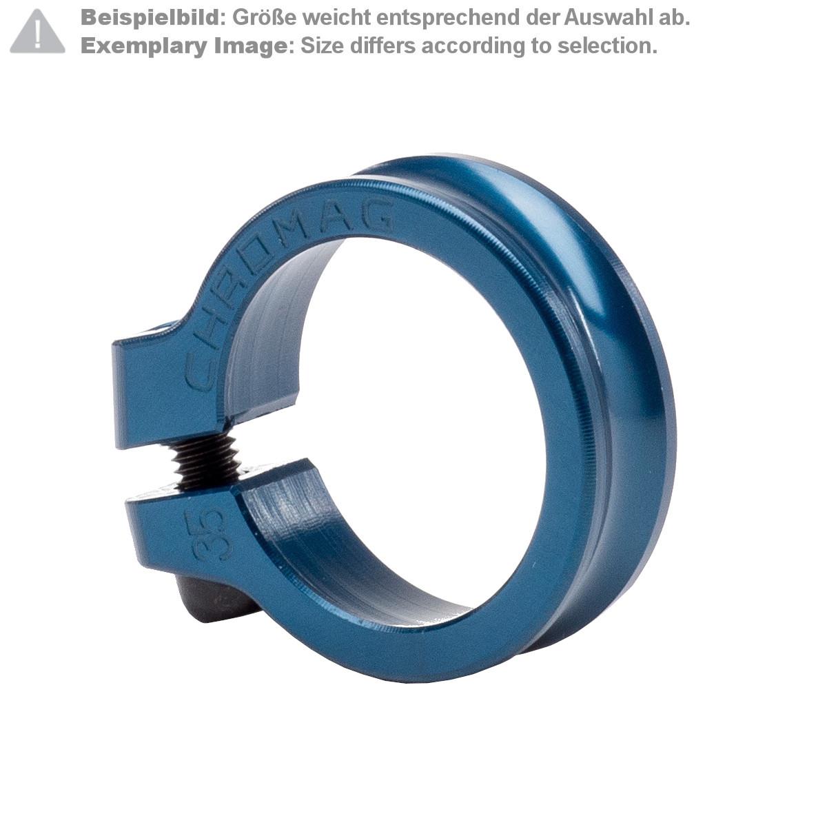 Chromag Collarino Reggisella NQR 32 mm, Alluminio, Blu