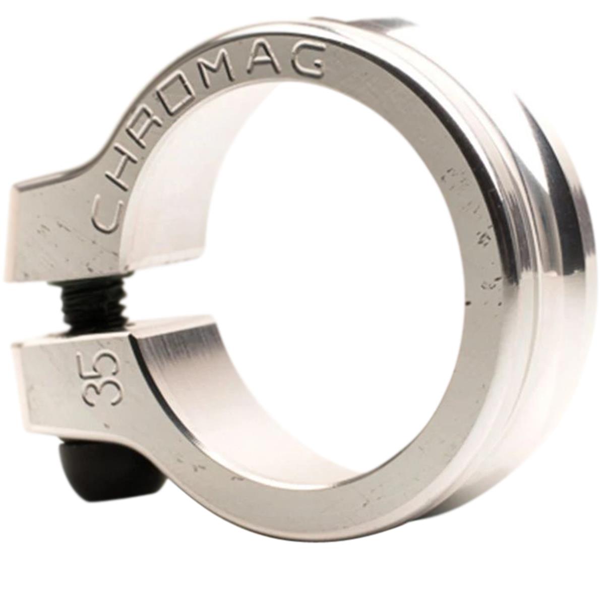 Chromag Collier de Selle NQR 36.5 mm, Aluminium, Pewter