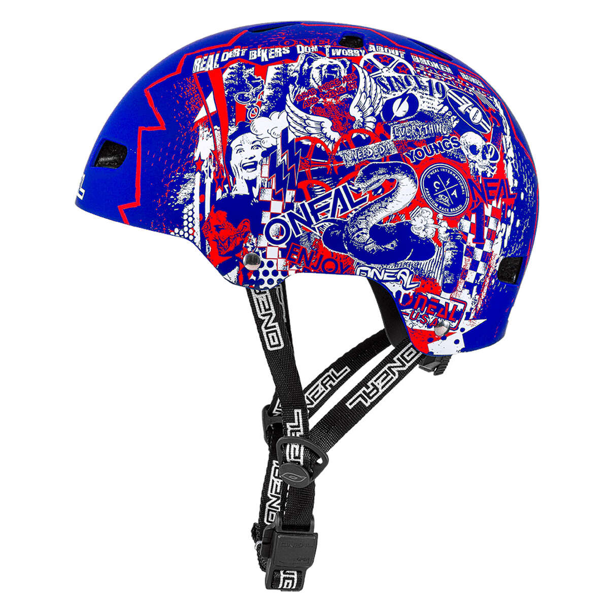 O'Neal BMX/Dirt Helmet Dirt Lid ZF Rift - Blue