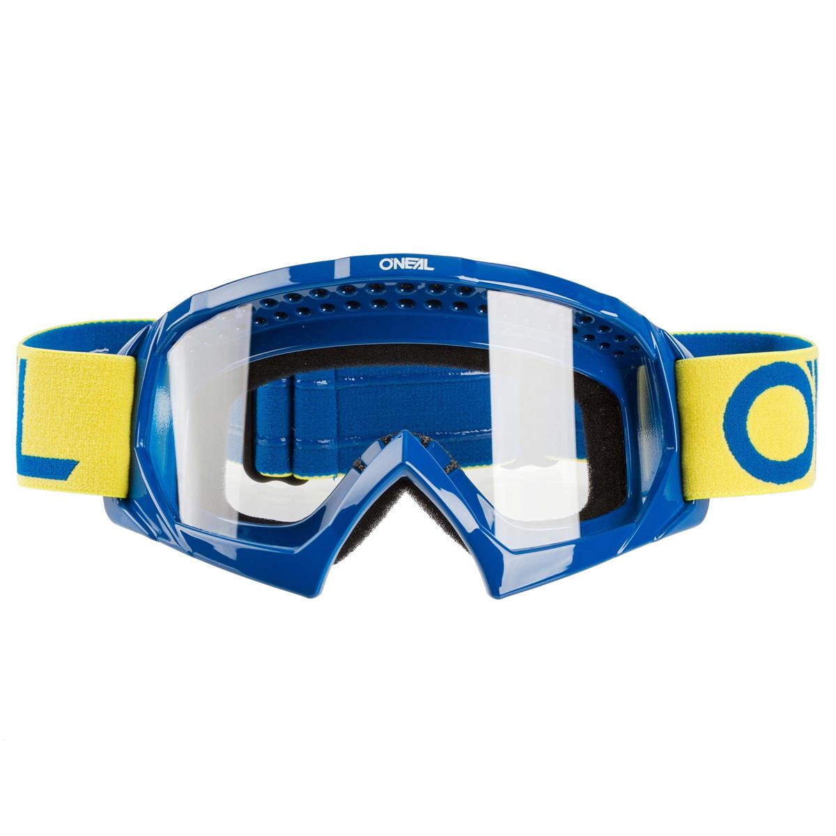 O 'Neal b10 Solid Youth enfants Goggle MX DH lunettes Bleu/Clair ONEAL 