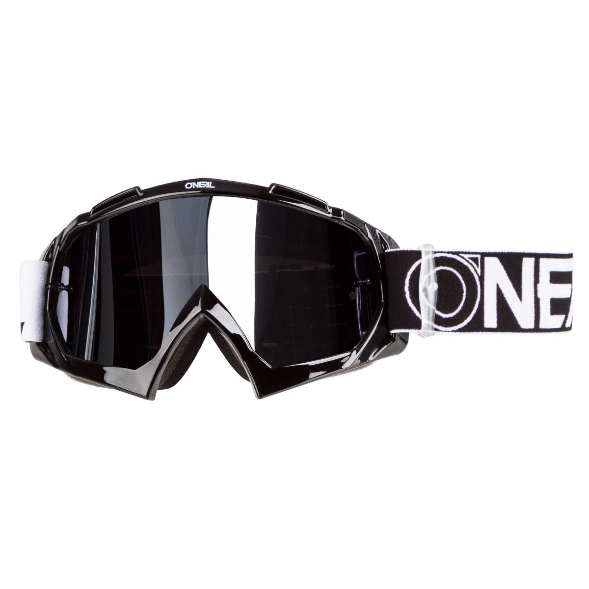 O'Neal MX Goggle B10 Two Face Black - Mirror Silver Anti-Fog