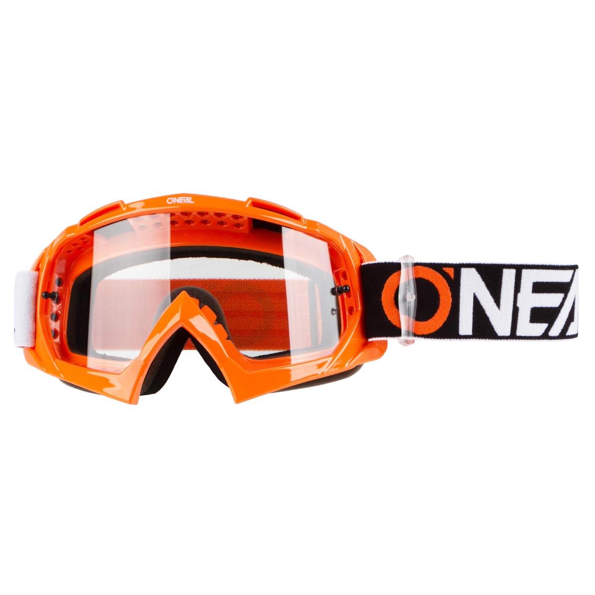 O'Neal MX Goggle B10 Two Face Orange - Clear Anti-Fog