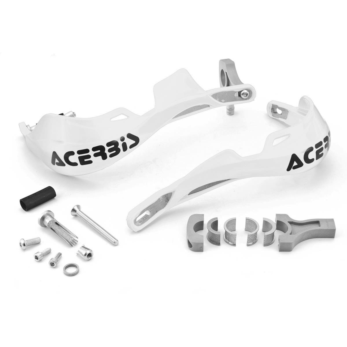 Acerbis Handguards Rally Pro White, Incl. Mounting Kit