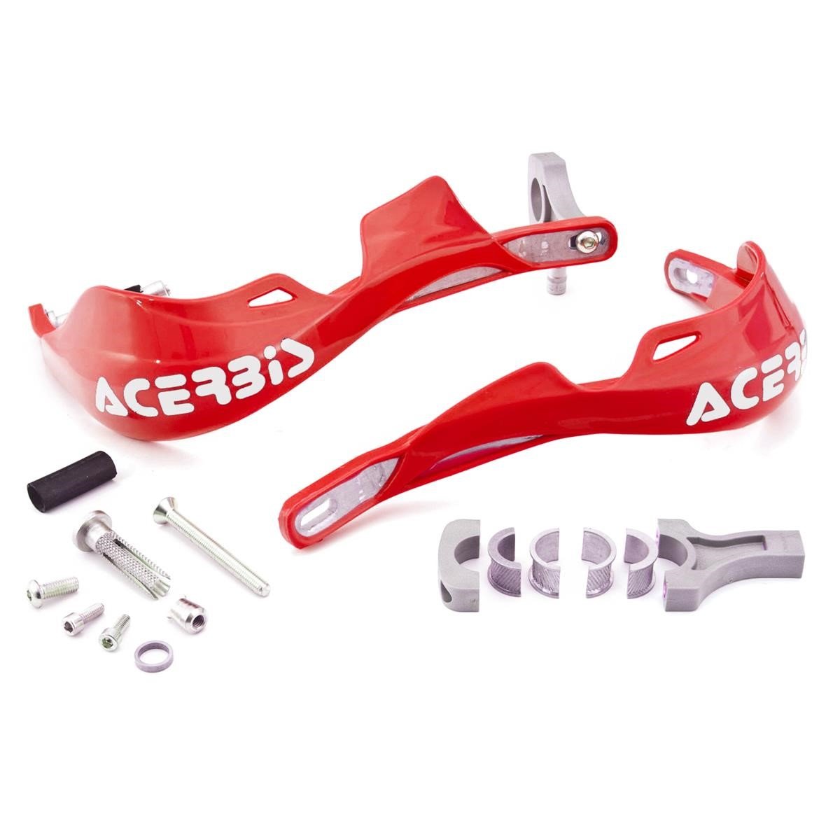 Acerbis Handguards Rally Pro Red, Incl. Mounting Kit