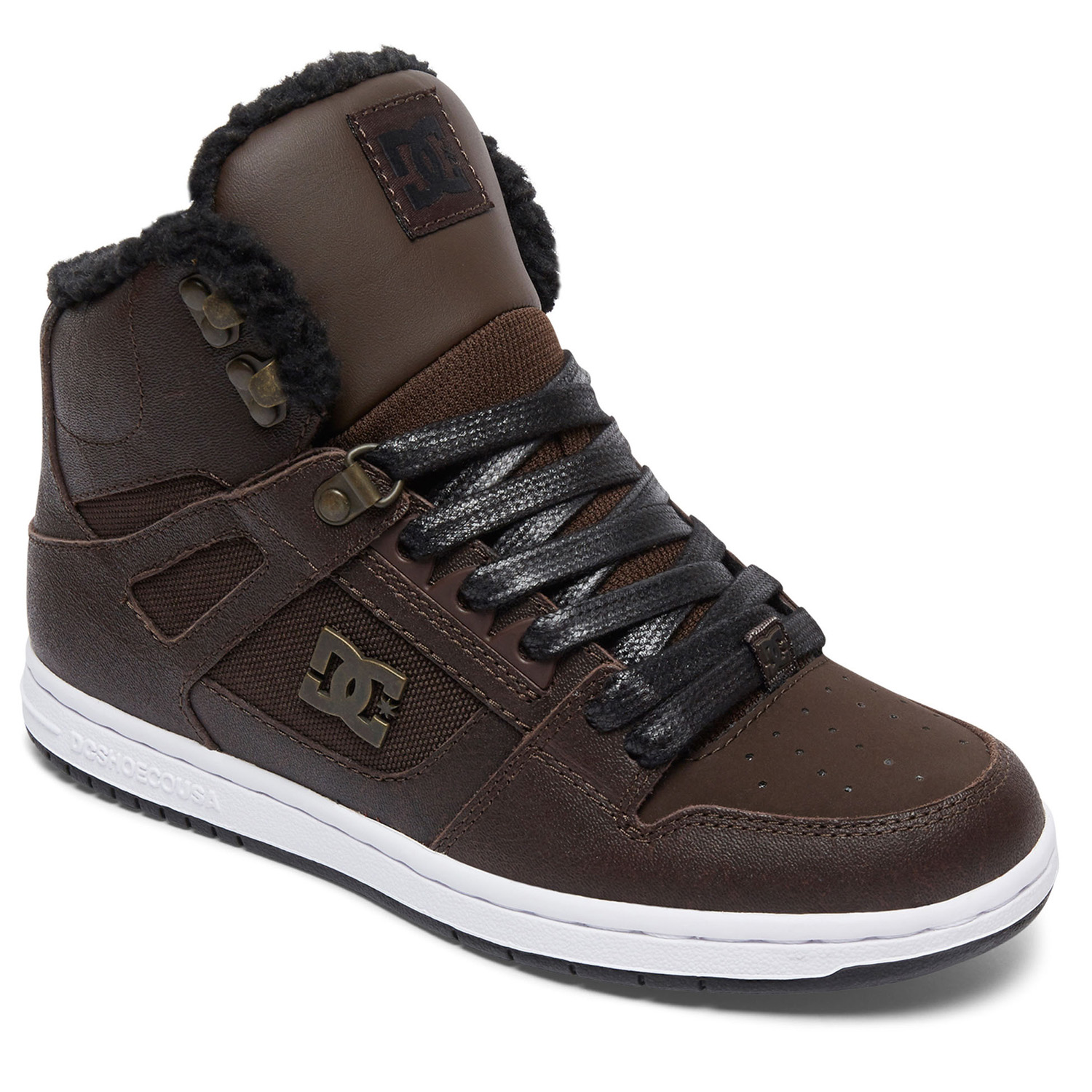 DC Femme Chaussures d'Hiver Rebound High WNT Brown/Chocolate