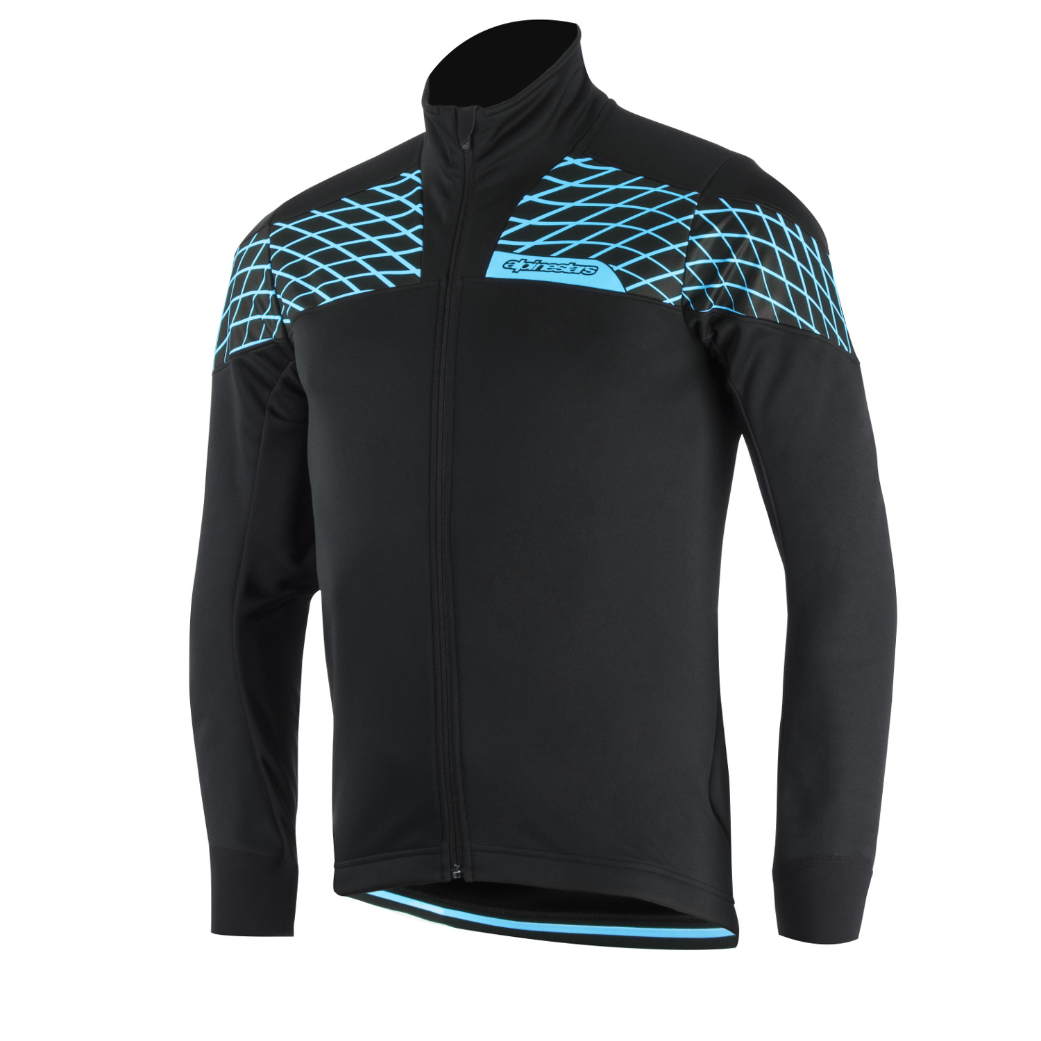 Alpinestars Softshell Jacket Brakeless Pro Black/Atoll Blue
