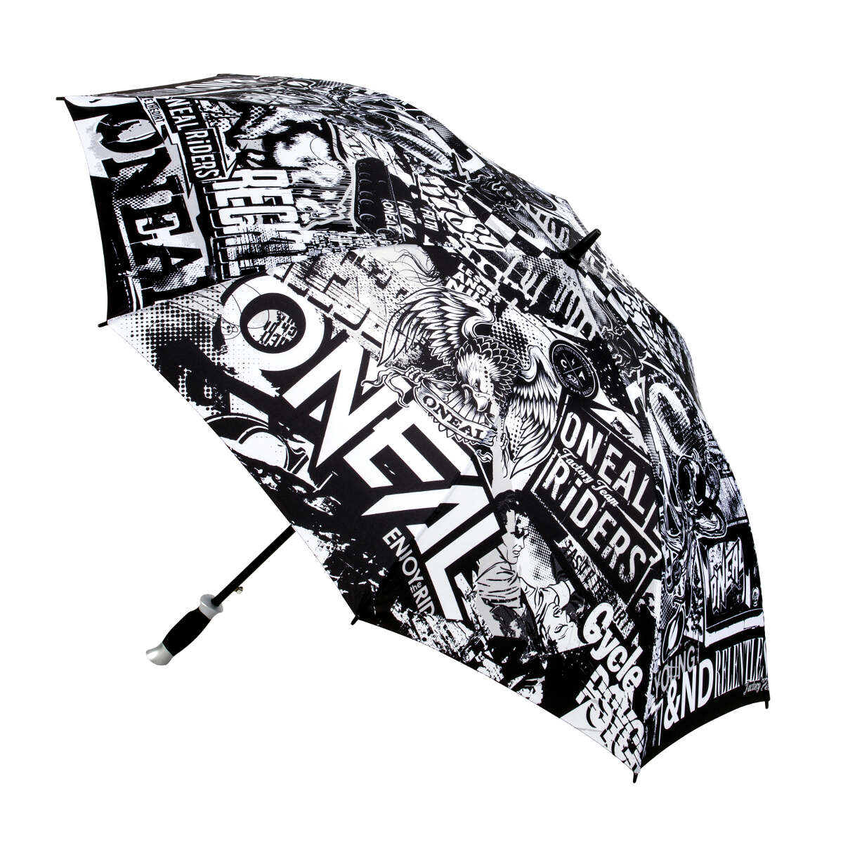 O'Neal Parapluie Moto Attack Noir/Blanc