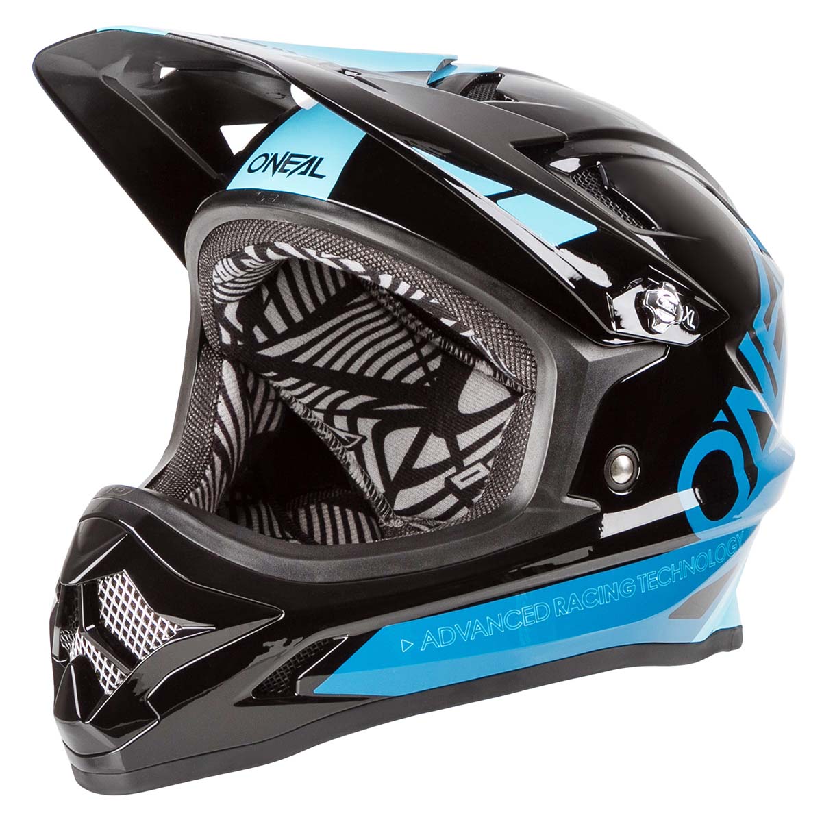O'Neal Downhill-MTB Helm Backflip RL2 Bungarra Blau/Schwarz